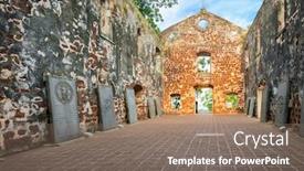  Presentation with malacca - Amazing PPT theme having saint-paul-s-church backdrop and a violet colored foreground