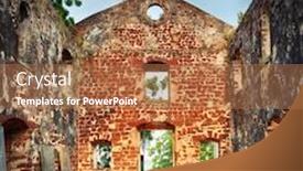  Presentation with malacca - Colorful slide set enhanced with saint-paul-s-church backdrop and a coral colored foreground