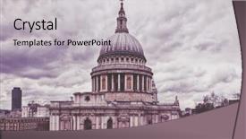  Presentation with paul - PPT theme having saint paul's cathedral background and a  colored foreground