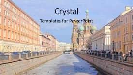  Presentation with blood - Colorful PPT layouts enhanced with saint peterburgs - church of savior on spilled backdrop and a light blue colored foreground