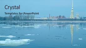  Presentation with peter - Cool new slide deck with saint peterburgs - image of peter and paul backdrop and a light blue colored foreground