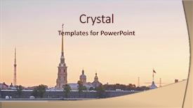  Presentation with peter - PPT layouts with saint peterburgs - peter and paul fortress st background and a lemonade colored foreground