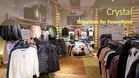  Presentation with retailer - PPT layouts consisting of saint-petersburg-russia-circa-august background and a coral colored foreground