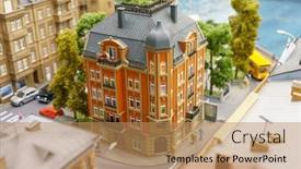  Presentation with cities - Slides with saint-petersburg-russia-december-9 background and a coral colored foreground