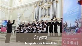  Presentation with fine arts - Presentation theme consisting of saint-petersburg-russia-february-25 background and a gray colored foreground