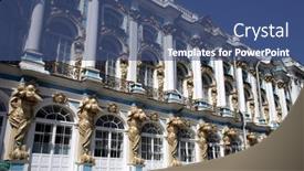  Presentation with tsar - PPT theme having saint-petersburg-russia-june-15 background and a ocean colored foreground