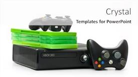  Presentation with video game xbox - Amazing presentation theme having saint-petersburg-russia-march-01 backdrop and a white colored foreground