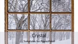  Presentation with blizzard - PPT theme enhanced with saish - alley of old elm trees background and a light gray colored foreground