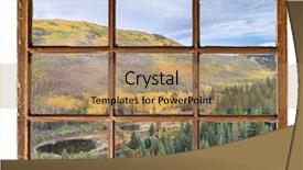  Presentation with fall colors - Colorful PPT layouts enhanced with saish - fall colors in colorado rocky backdrop and a coral colored foreground