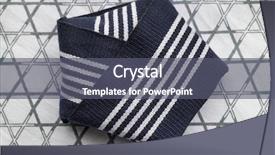  Presentation with traditional - Audience pleasing presentation theme consisting of saish - traditional folded stiff obi belt backdrop and a gray colored foreground