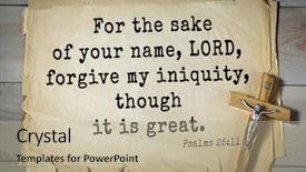  Presentation with bible psalms - Theme having god names - top-1000 bible verses from psalms background and a mint green colored foreground