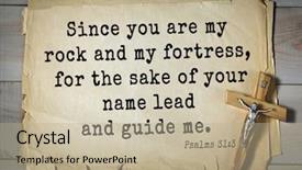  Presentation with bible psalms - Beautiful PPT theme featuring god names - top-1000 bible verses from psalms backdrop and a mint green colored foreground