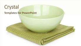  Presentation with kitchen towel - Audience pleasing PPT theme consisting of female sport fitness runner getting ready for jogging outdoors on beach backdrop and a coral colored foreground.