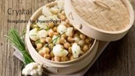  Presentation with cauliflower - Slide deck having female doctor tries to examine unhappy young girl note soft focus at 100 best at smaller sizes background and a light gray colored foreground