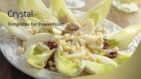  Presentation with blue cheese - Cool new slides with aves - ave posando relajada en la backdrop and a gray colored foreground