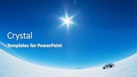  Presentation with salt - Amazing slide set having salar-de-uyuni-salt-flat backdrop and a teal colored foreground