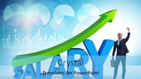  Presentation with salary - Presentation theme having salary-increase-concept-with-businessman background and a light blue colored foreground