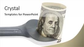  Presentation with salary - Beautiful PPT theme featuring salary negotiation - tools and bills of u backdrop and a white colored foreground