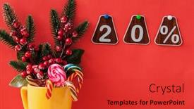  Presentation with percent - Theme having sale-20-percent-big-sales background and a red colored foreground