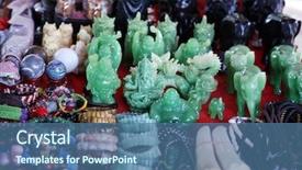  Presentation with buddhism - Colorful slide deck enhanced with sale at an asian backdrop and a ocean colored foreground