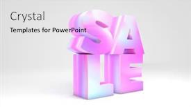  Presentation with holographic - Slide deck with sale-background-impressive-holographic-shiny background and a white colored foreground