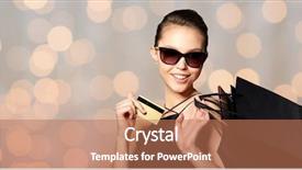  Presentation with black luxury fashion - Cool new presentation theme with sale finances fashion people backdrop and a coral colored foreground