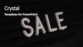  Presentation with for sale sign - Amazing theme having sale letters sign white letters backdrop and a black colored foreground