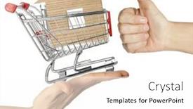  Presentation with white house - Amazing theme having sale-model-of-the-house backdrop and a white colored foreground