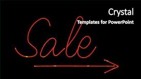  Presentation with for sale sign - Presentation with sale sign an arrow pointing background and a black colored foreground