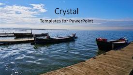  Presentation with boats - Cool new slide deck with saler - albufera of valencia boats backdrop and a  colored foreground