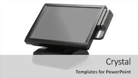  Presentation with wide - Presentation consisting of sales - point of sale system background and a light gray colored foreground