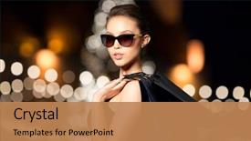  Presentation with black luxury fashion - Colorful slide deck enhanced with sales - sale fashion people and luxury backdrop and a coral colored foreground