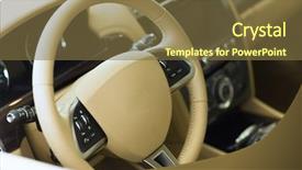  Presentation with car sales - Slide deck having mouth at dentist in dental background and a sky blue colored foreground