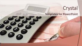  Presentation with acid base balance - Colorful presentation theme enhanced with sales division - checking balance - checking spreadsheet backdrop and a sky blue colored foreground