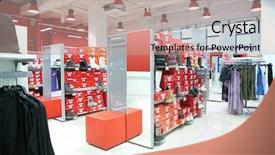  Presentation with cartoon outer space - Audience pleasing presentation theme consisting of sales division - department of outer clothing backdrop and a coral colored foreground