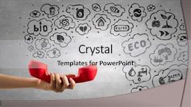  Presentation with call of dutty - Presentation theme consisting of sales effectiveness - getting a call background and a  colored foreground