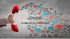  Presentation with call of dutty - Beautiful PPT theme featuring sales effectiveness - getting a call backdrop and a  colored foreground