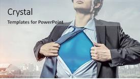  Presentation with force - Cool new slides with sales force - he is super manager backdrop and a light gray colored foreground