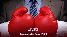  Presentation with competitive business strategy - Presentation with sales force - tough competitive business concept businessman background and a crimson colored foreground