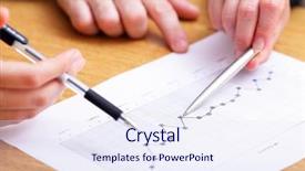  Presentation with monitoring - PPT theme with sales graph - monitoring company balance dynamics background and a sky blue colored foreground