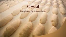  Presentation with fresh bread subway food - Audience pleasing PPT theme consisting of sales manufacturing - fresh bread food backdrop and a lemonade colored foreground