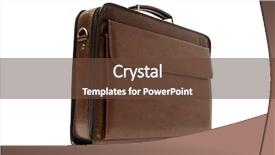  Presentation with brown sugar isolated on white - Amazing presentation having sales meeting industrial - briefcase isolated on a white backdrop and a tawny brown colored foreground