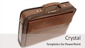  Presentation with monarch butterfly isolated on white - Presentation design enhanced with sales meeting industrial - briefcase isolated on a white background and a light gray colored foreground