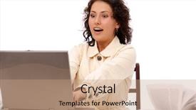  Presentation with inline speed skating - Cool new slide deck with sales personal training - laptop works speed backdrop and a coral colored foreground