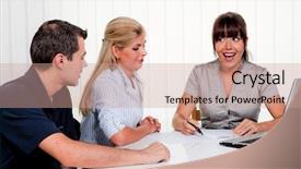  Presentation with husband and wife - Theme enhanced with sales pitch - husband and wife background and a coral colored foreground