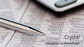  Presentation with cost - PPT layouts with sales profits and cost background and a light gray colored foreground