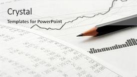  Presentation with stock market - Amazing PPT layouts having sales report - stock market graphs and charts backdrop and a white colored foreground