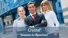  Presentation with modern - Amazing presentation having sales success - business people group posing backdrop and a  colored foreground