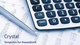  Presentation with on accounting filed - PPT layouts enhanced with sales tax - accounting dual tone background and a sky blue colored foreground