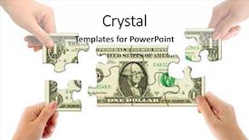  Presentation with tax - Beautiful slides featuring sales tax - hands and money puzzle isolated backdrop and a white colored foreground